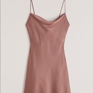 Abercrombie Cowlneck Slip Mini Dress